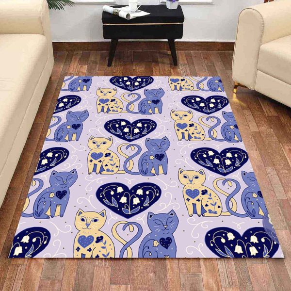 Katzenpaar Teppich