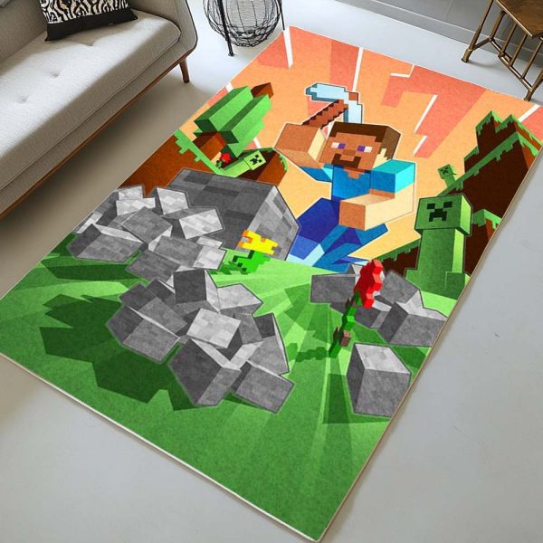 Herobrine Minecraft Charakter 1013 Teppich
