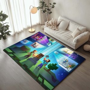 Minecraft Alle Steve und Alex Teppich