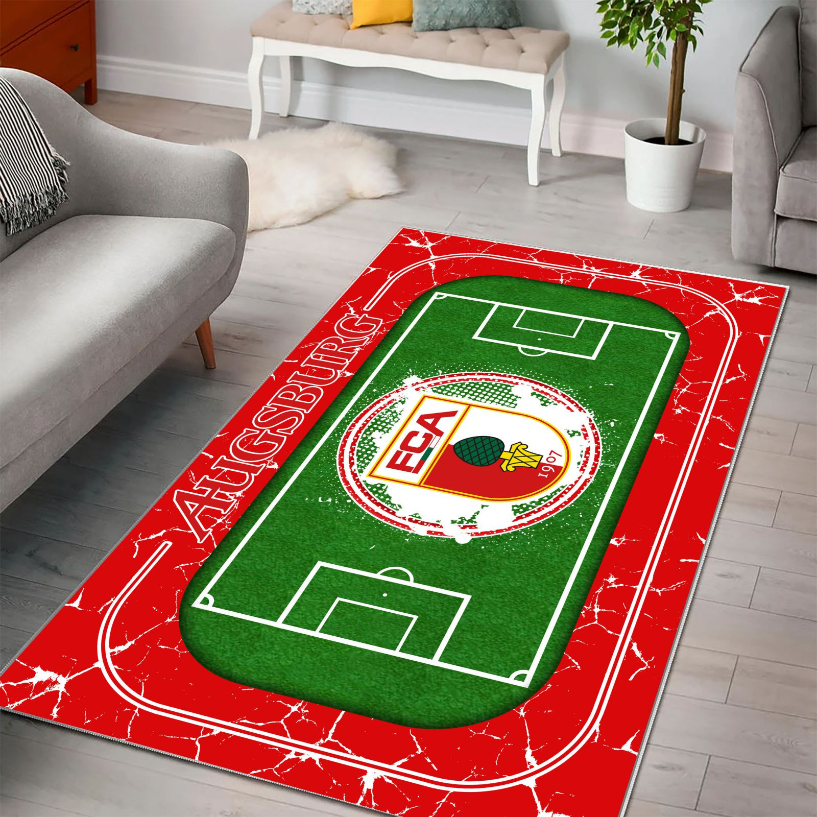 FC Augsburg Teppich – Bild 3