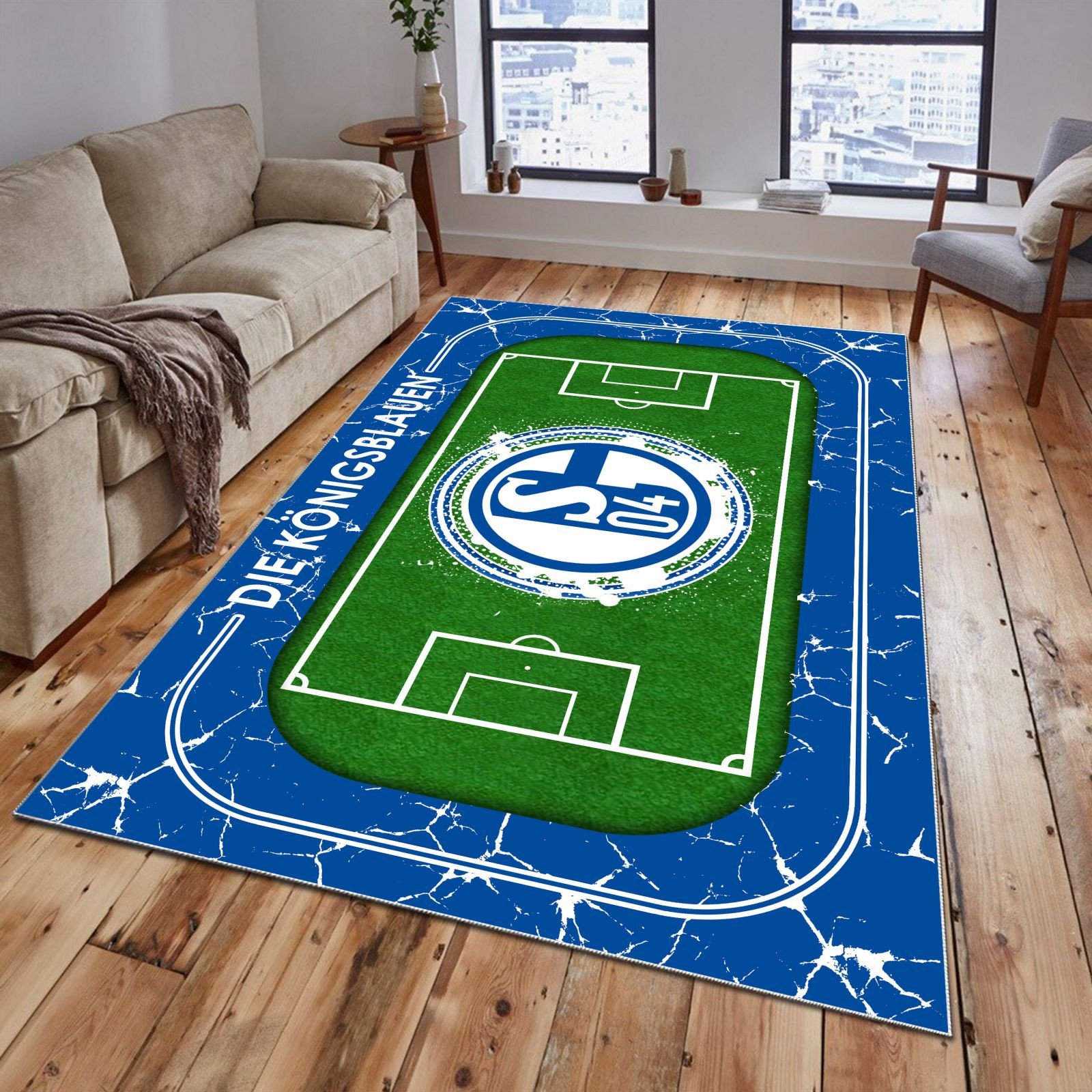 Schalke 04 Teppich