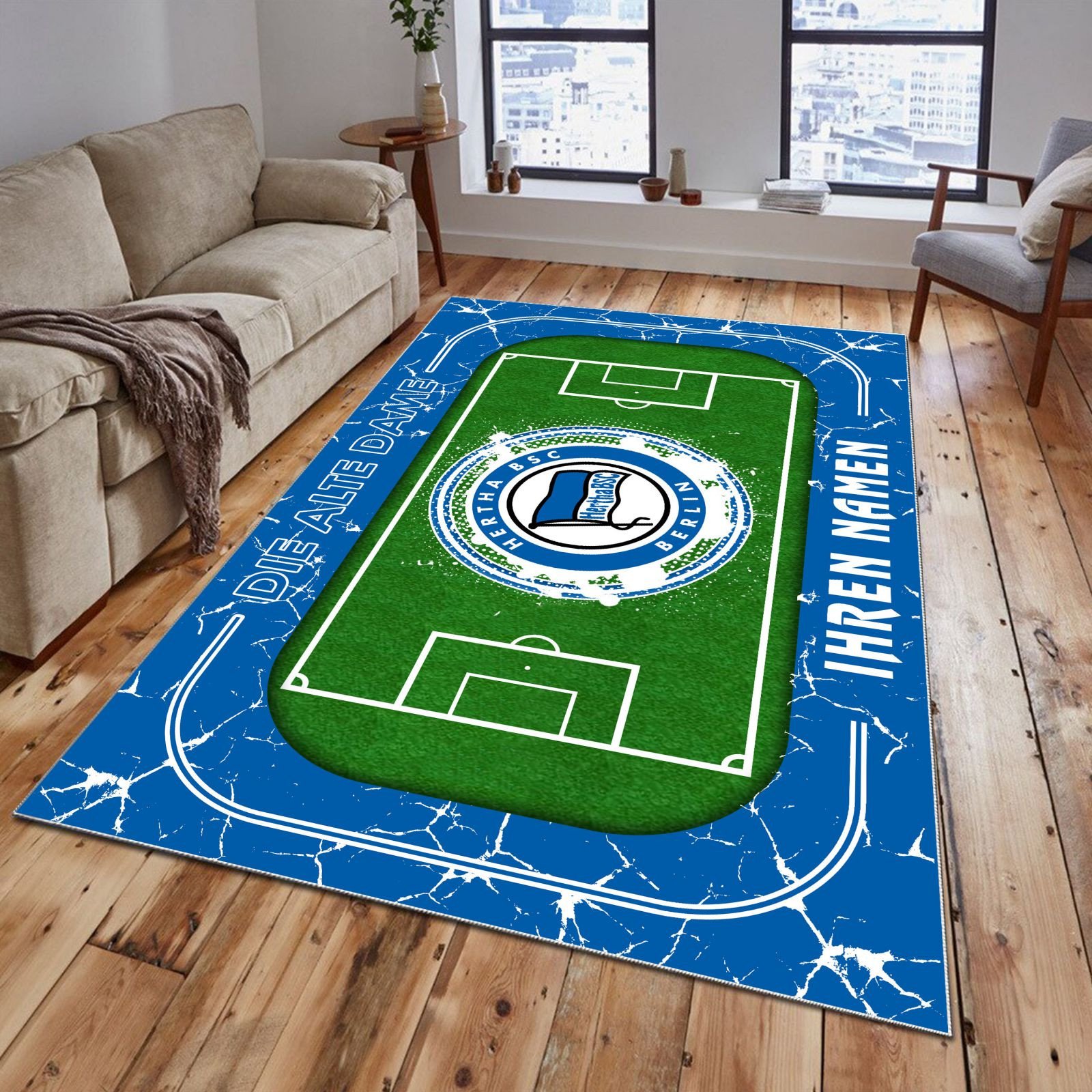 Hertha BSC Teppich