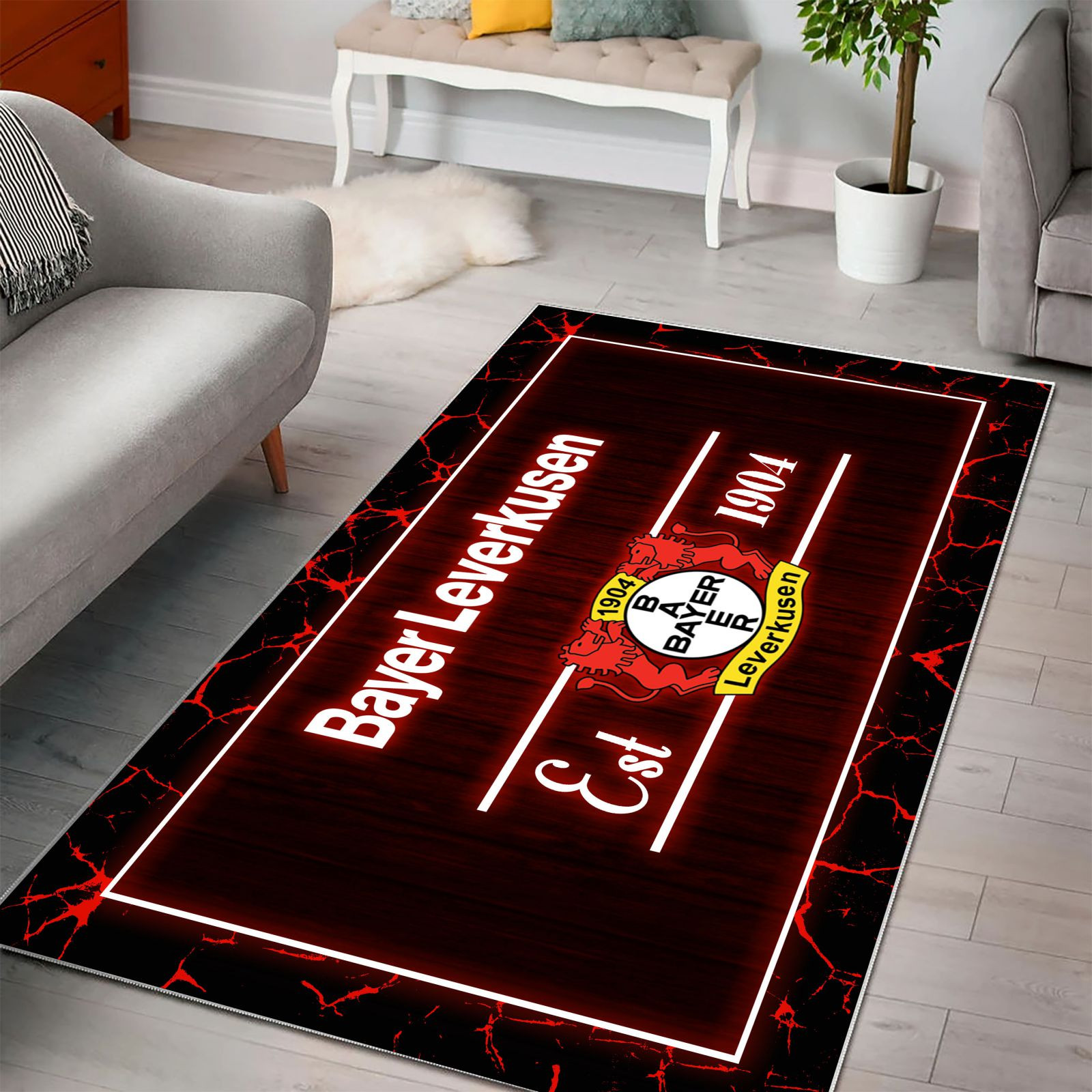 Bayer 04 Leverkusen Teppich – Bild 3