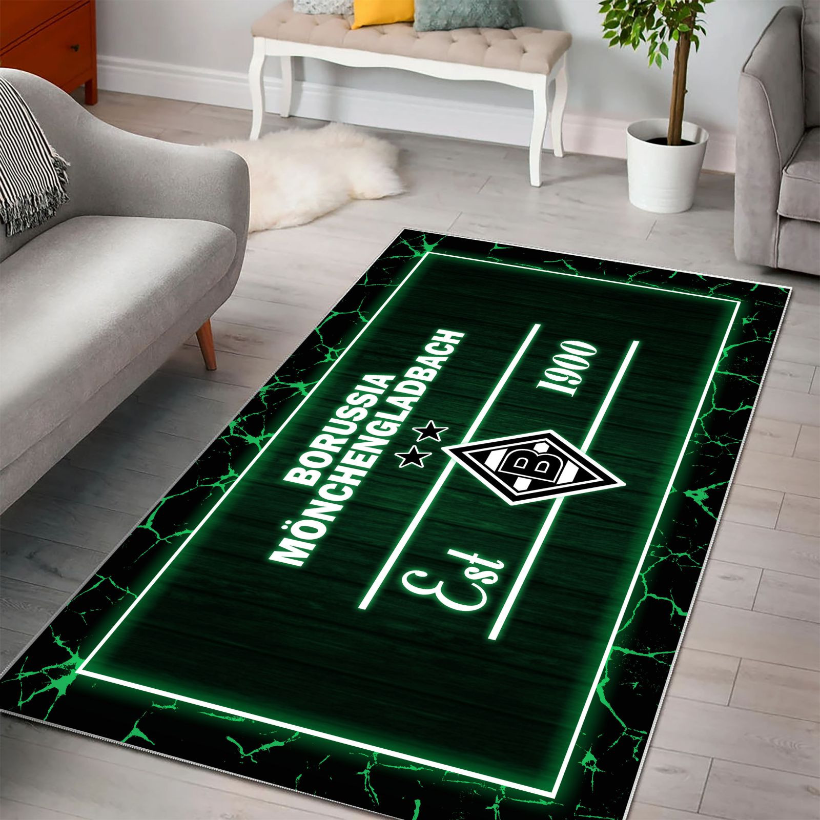 Borussia Mönchengladbach Teppich – Bild 3