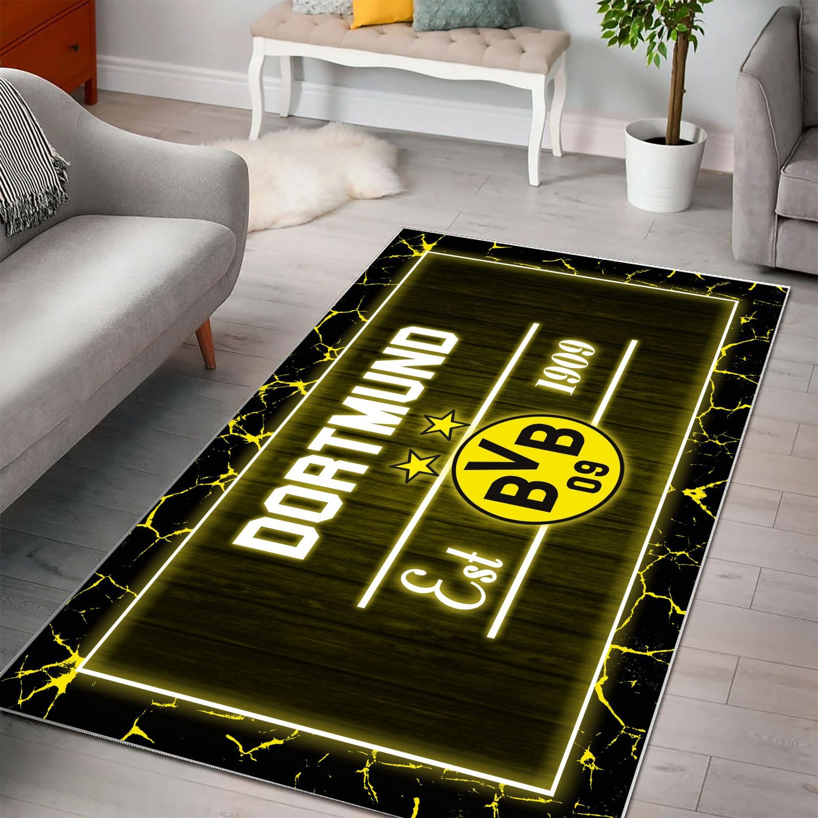 Borussia Dortmund Teppich – Bild 3