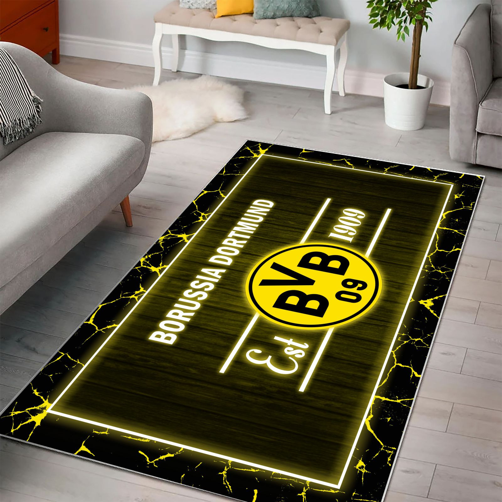 Borussia Dortmund II Teppich – Bild 3