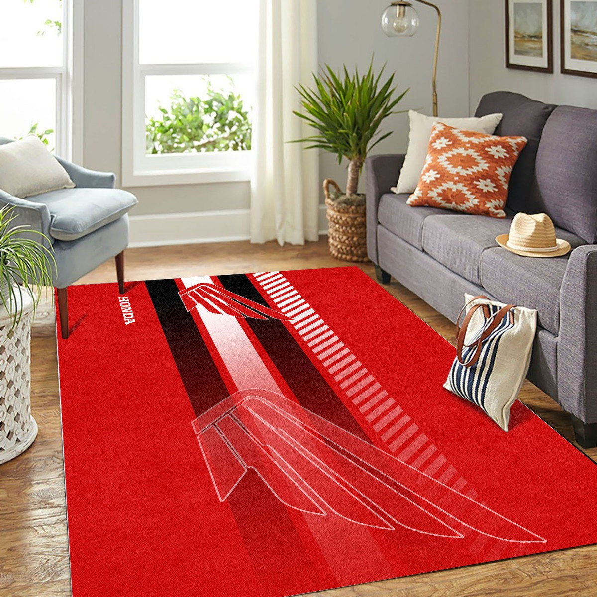 Honda Motorcycle Teppich