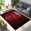 Abarth Red Background Teppich
