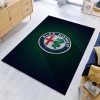 Alfa Romeo Green Background Style Teppich
