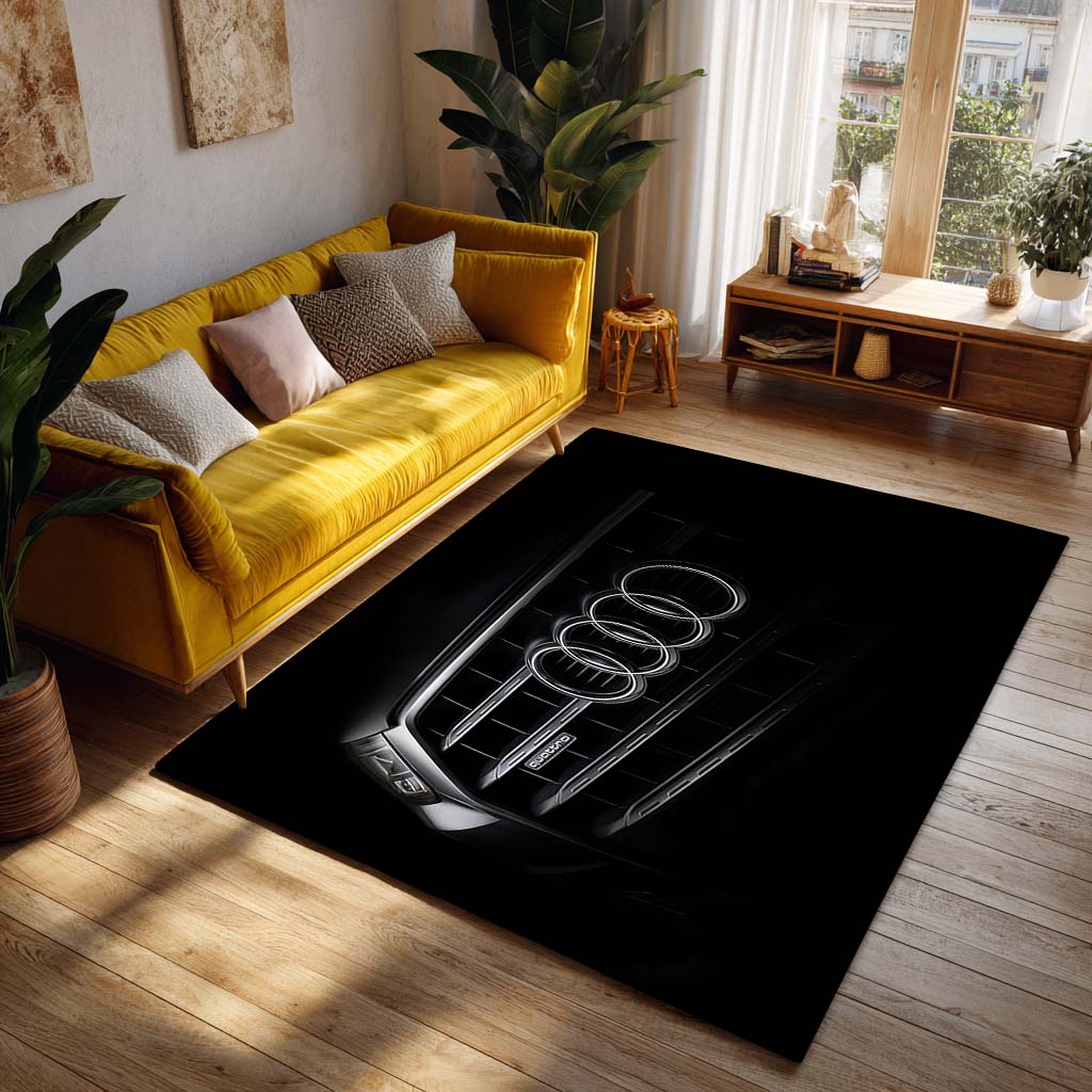 Audi Car Black Style Teppich – Bild 2