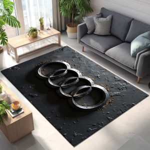 Audi Grey Background 02 Teppich