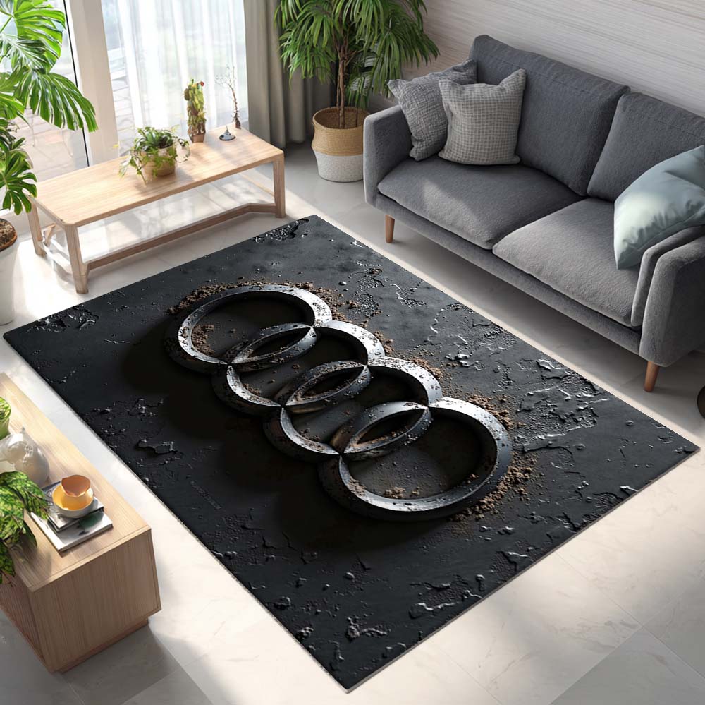 Audi Grey Background 02 Teppich