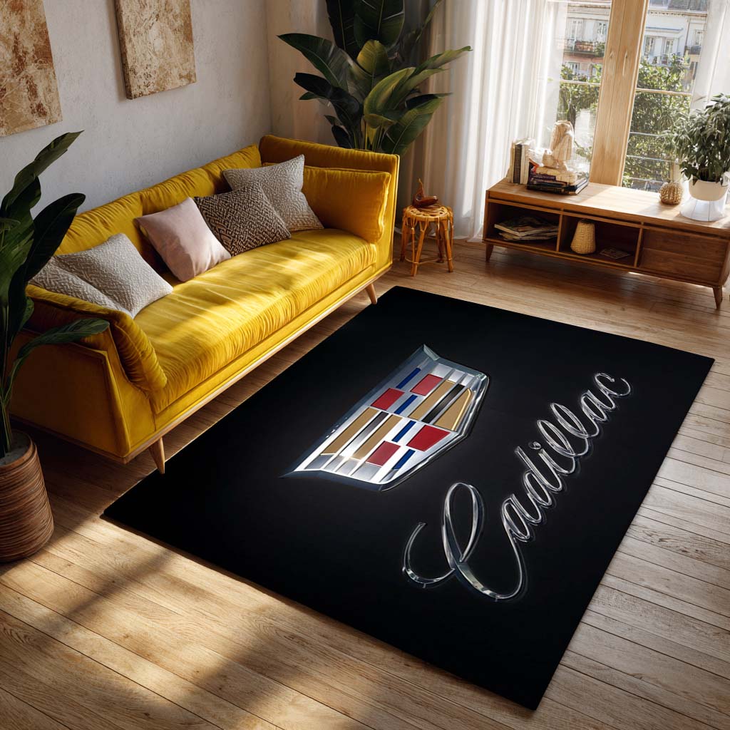 Cadillac Dark Background Teppich – Bild 2