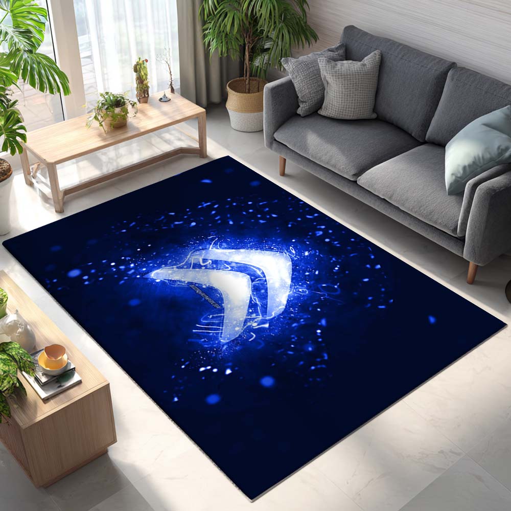 Dark Blue Light Citroën Teppich
