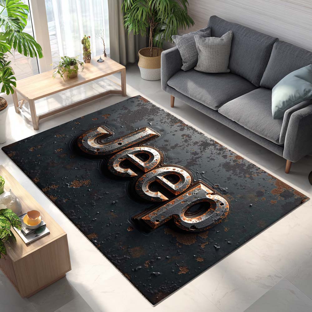 Jeep Metal Logo Teppich