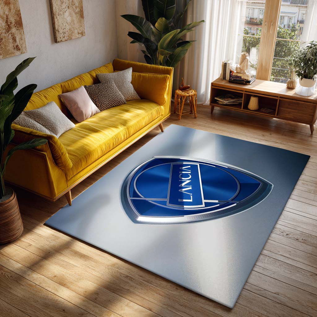 Lancia Car Blue Style 02 Teppich – Bild 2