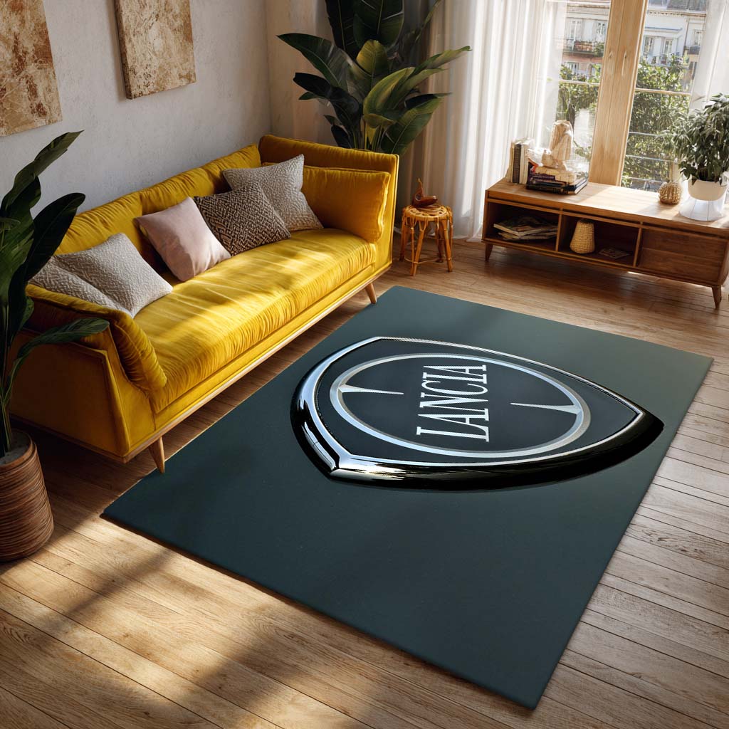 Lancia Car Silver Style Teppich – Bild 2