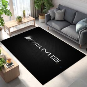 Mercedes-AMG Logo Silver Teppich