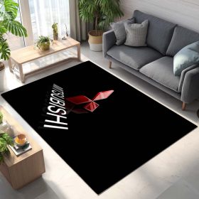 Mitsubishi Black Background Teppich