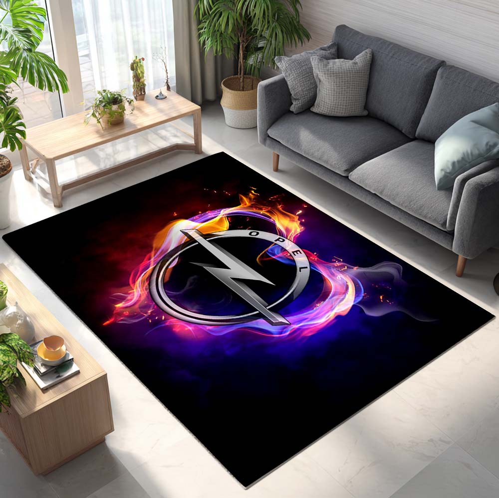 Opel Heart Fire Teppich