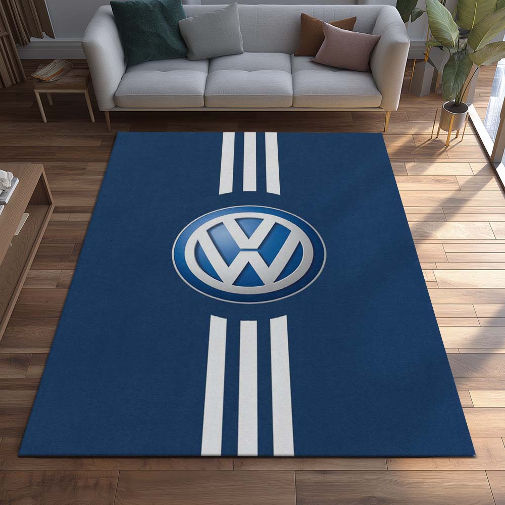 Volkswagen VW Logo Blue Style Teppich – Bild 2