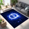 Volvo Blue Neon Lights Teppich