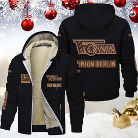 1. FC Union Berlin Gefütterte Kapuzenjacke – Für Herbst & Winter