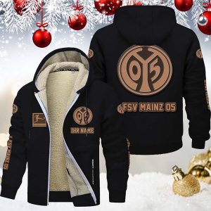 1. FSV Mainz 05 Gefütterte Kapuzenjacke – Für Herbst & Winter