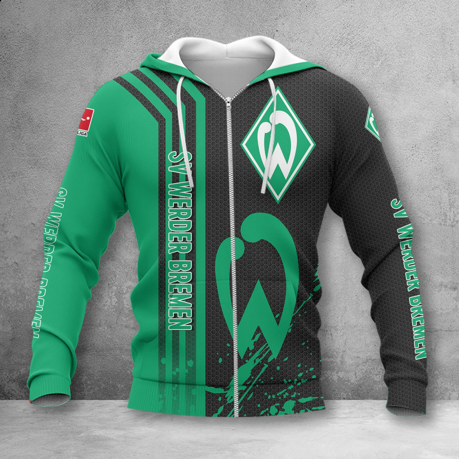 Werder Bremen Zip Hoodie
