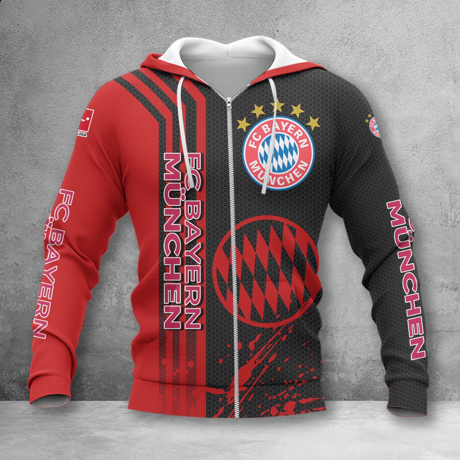 FC Bayern München Zip Hoodie