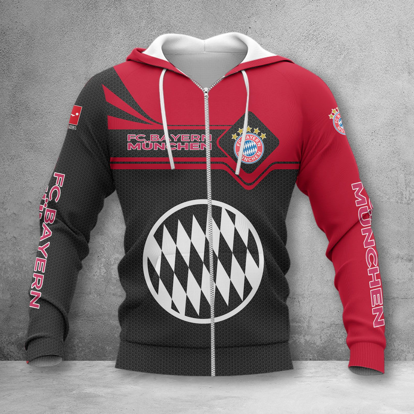 FC Bayern München Zip Hoodie