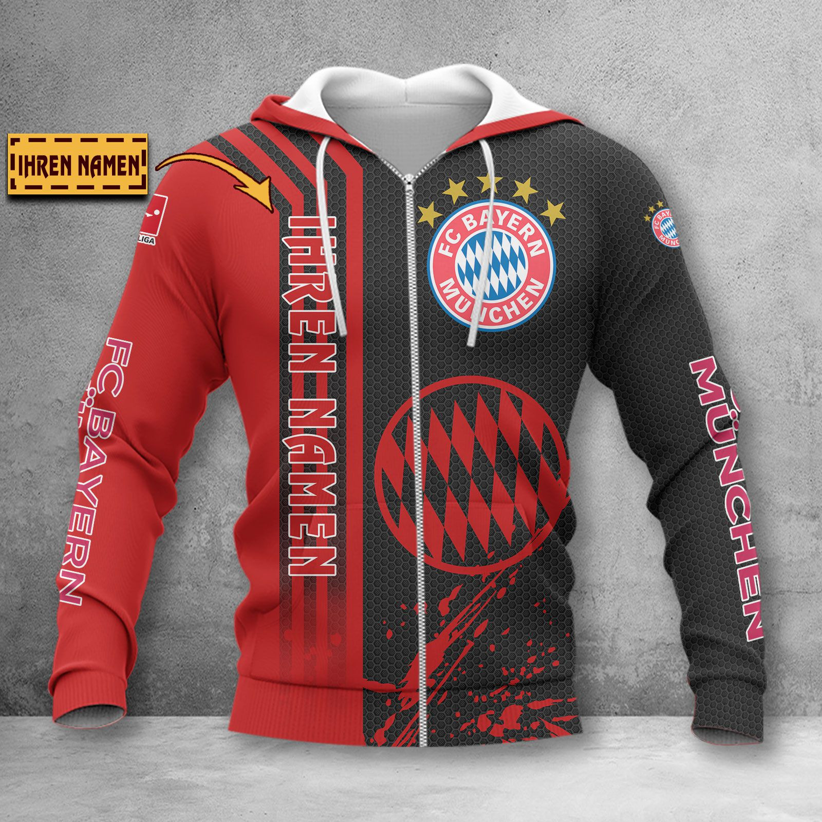 FC Bayern München Zip Hoodie