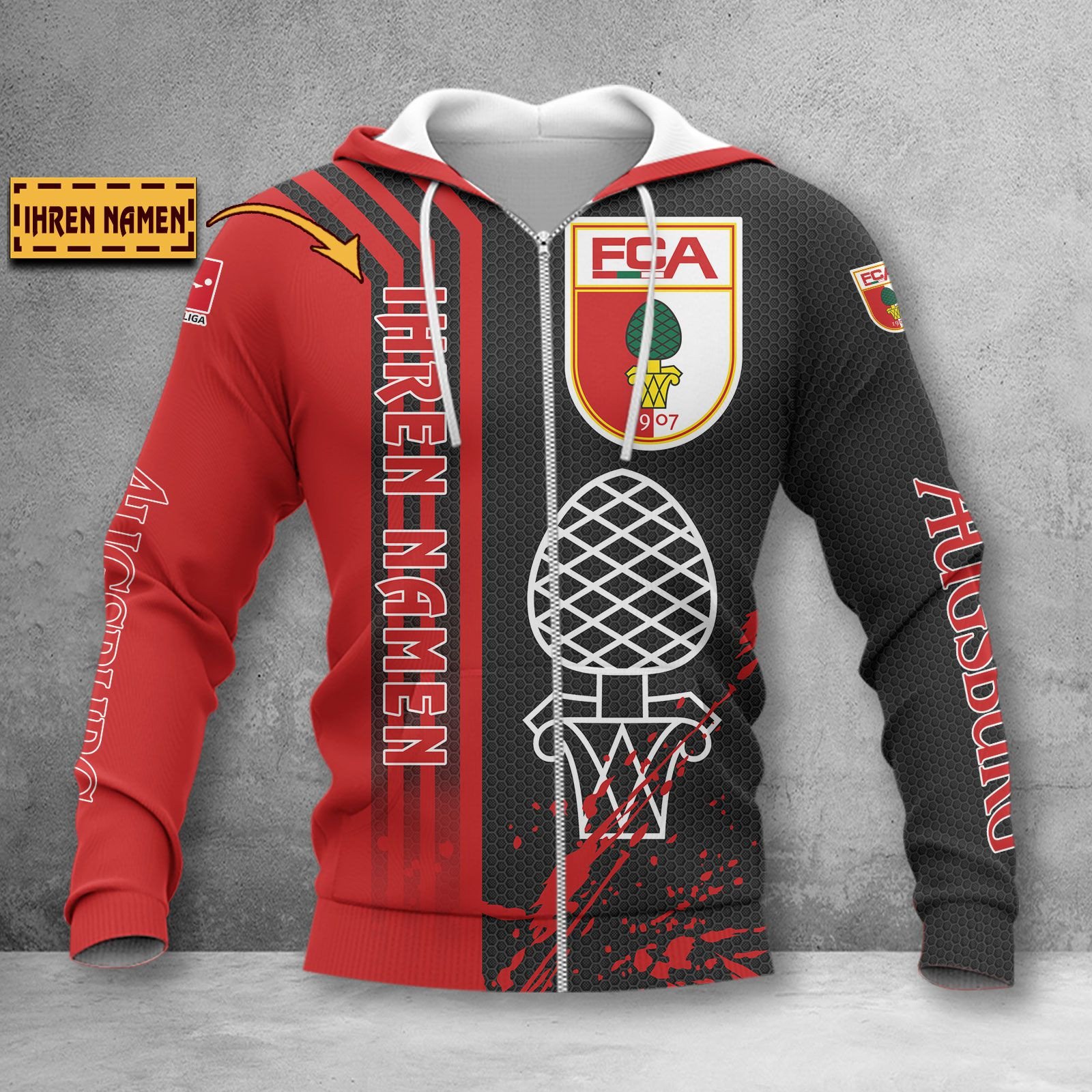 FC Augsburg Zip Hoodie