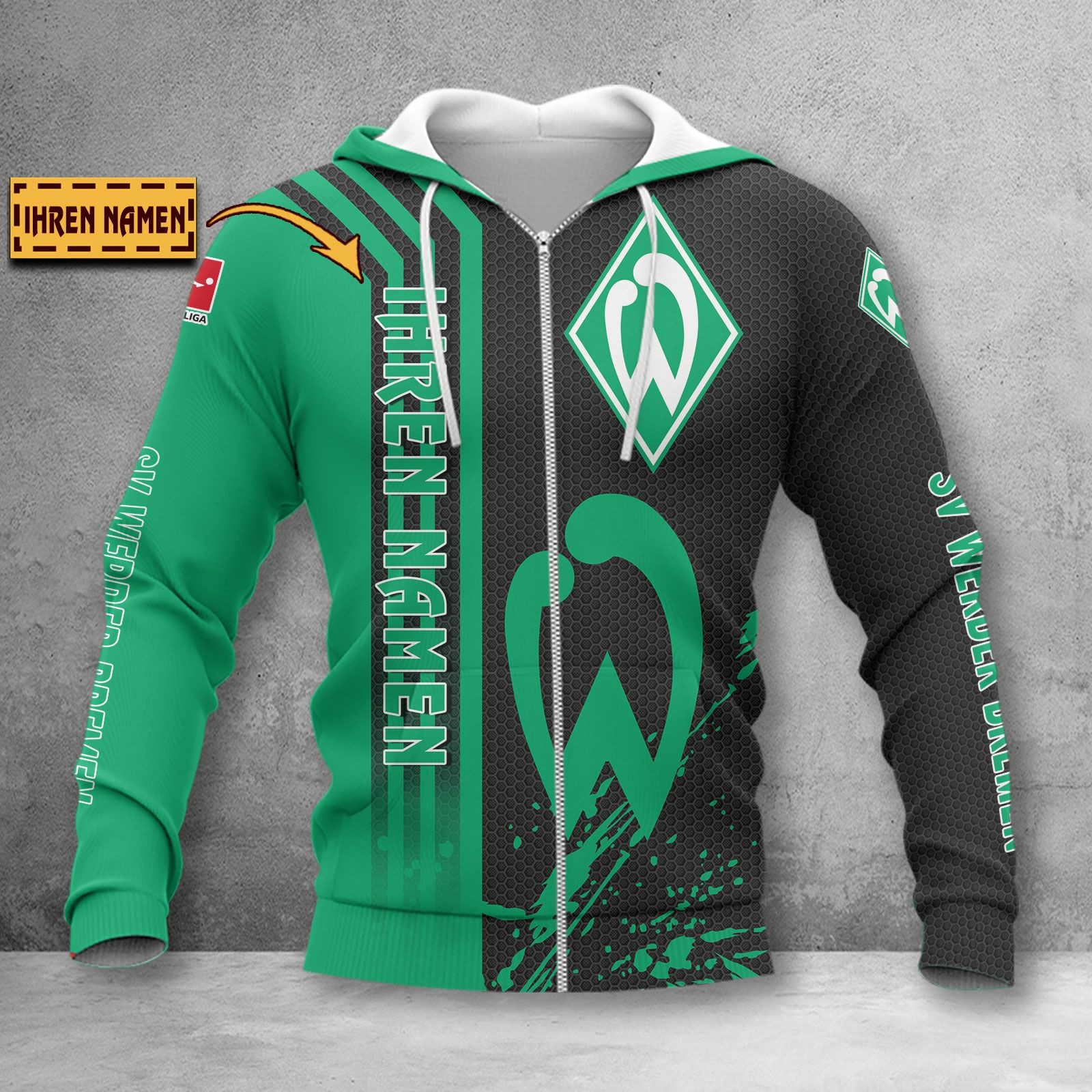 Werder Bremen Zip Hoodie