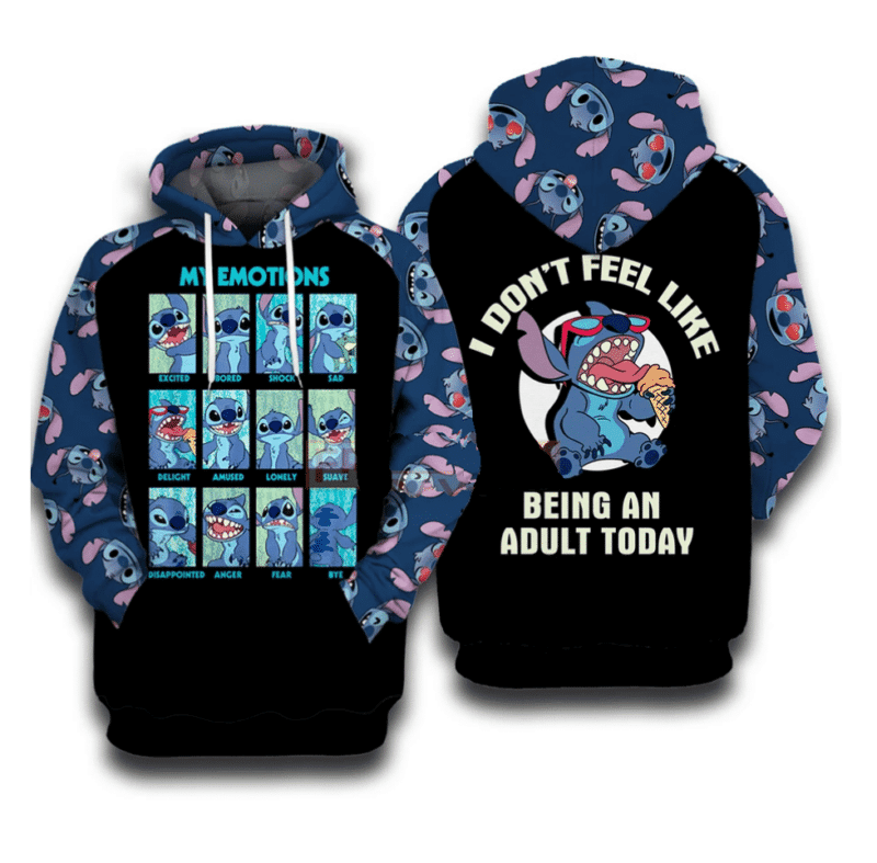 Stitch Hoodie - Lilo & Stitch Disney 76