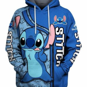 Stitch Hoodie - Lilo & Stitch Disney 325