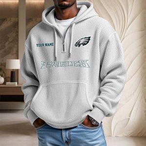 Philadelphia Eagles Waffelstrick-Hoodie