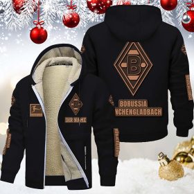 Borussia Mönchengladbach Gefütterte Kapuzenjacke – Für Herbst & Winter