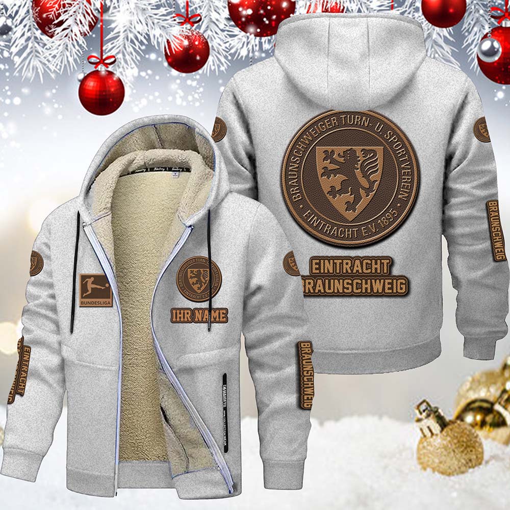Eintracht Braunschweig Gefütterte Kapuzenjacke – Für Herbst & Winter – Bild 2