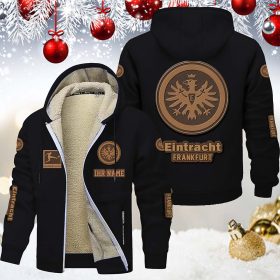 Eintracht Frankfurt Gefütterte Kapuzenjacke – Für Herbst & Winter