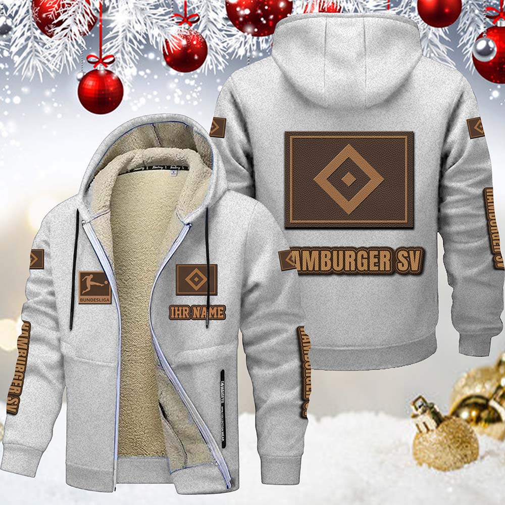 Hamburger SV HSV Gefütterte Kapuzenjacke – Für Herbst & Winter – Bild 2