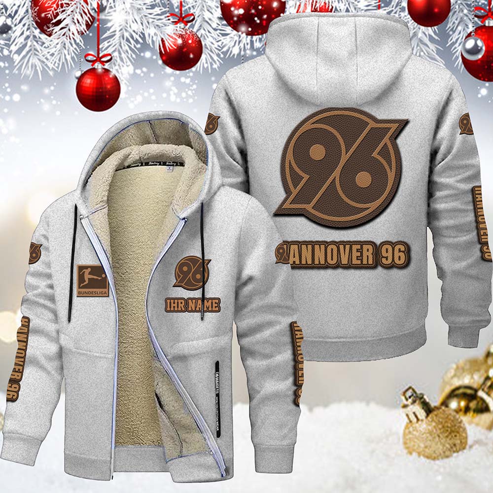 Hannover 96 Gefütterte Kapuzenjacke – Für Herbst & Winter – Bild 2