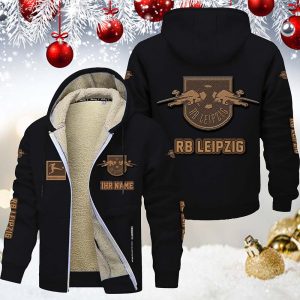 RB Leipzig Gefütterte Kapuzenjacke – Für Herbst & Winter