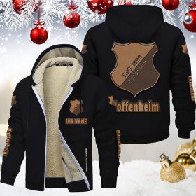 TSG Hoffenheim Gefütterte Kapuzenjacke – Für Herbst & Winter