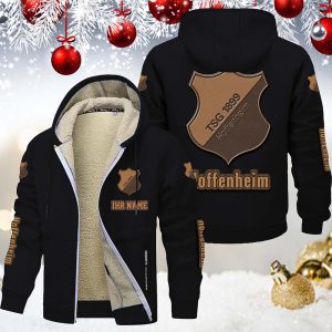 TSG Hoffenheim Gefütterte Kapuzenjacke – Für Herbst & Winter