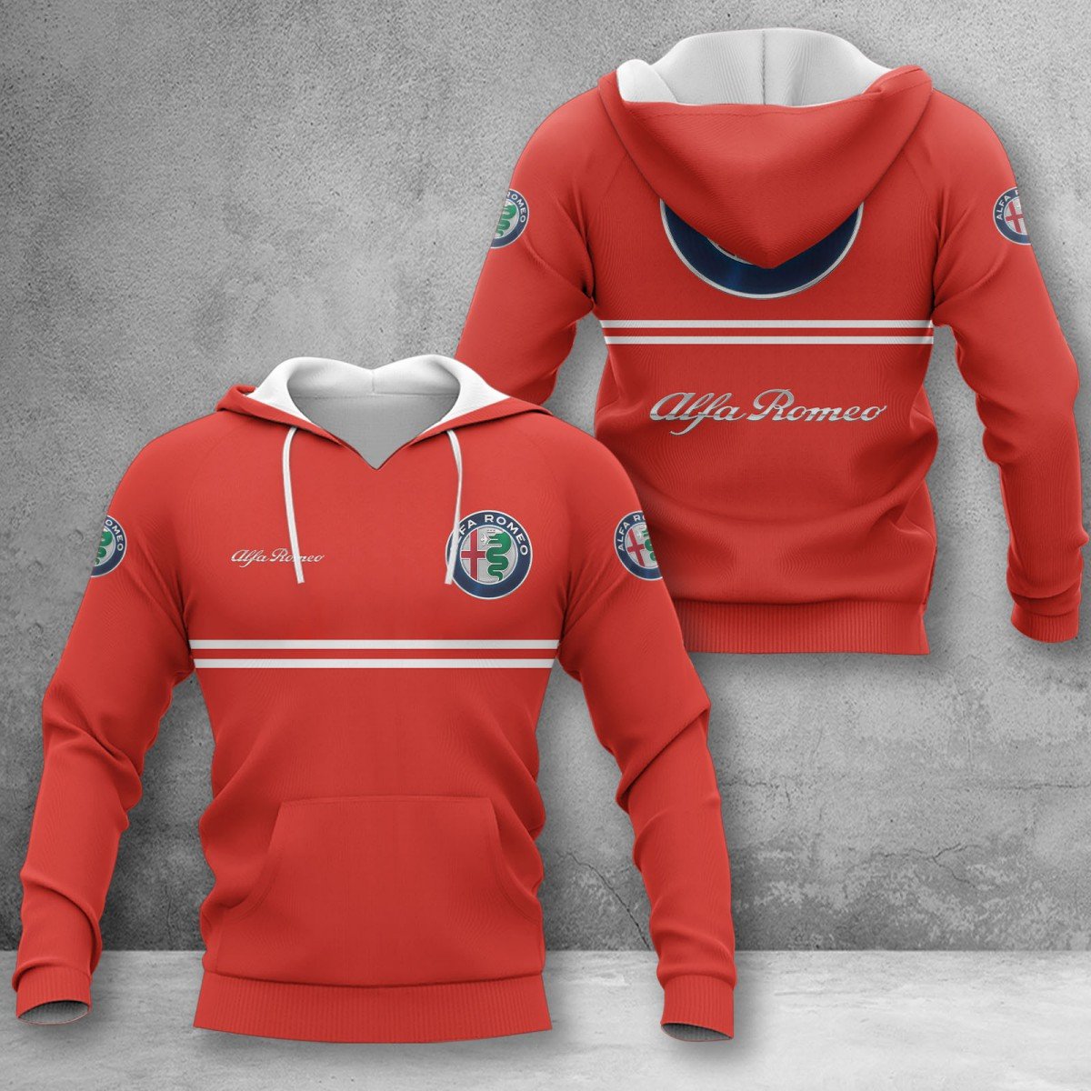 Alfa Romeo Red Hoodie