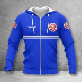 Yamaha Blue Zip Hoodie