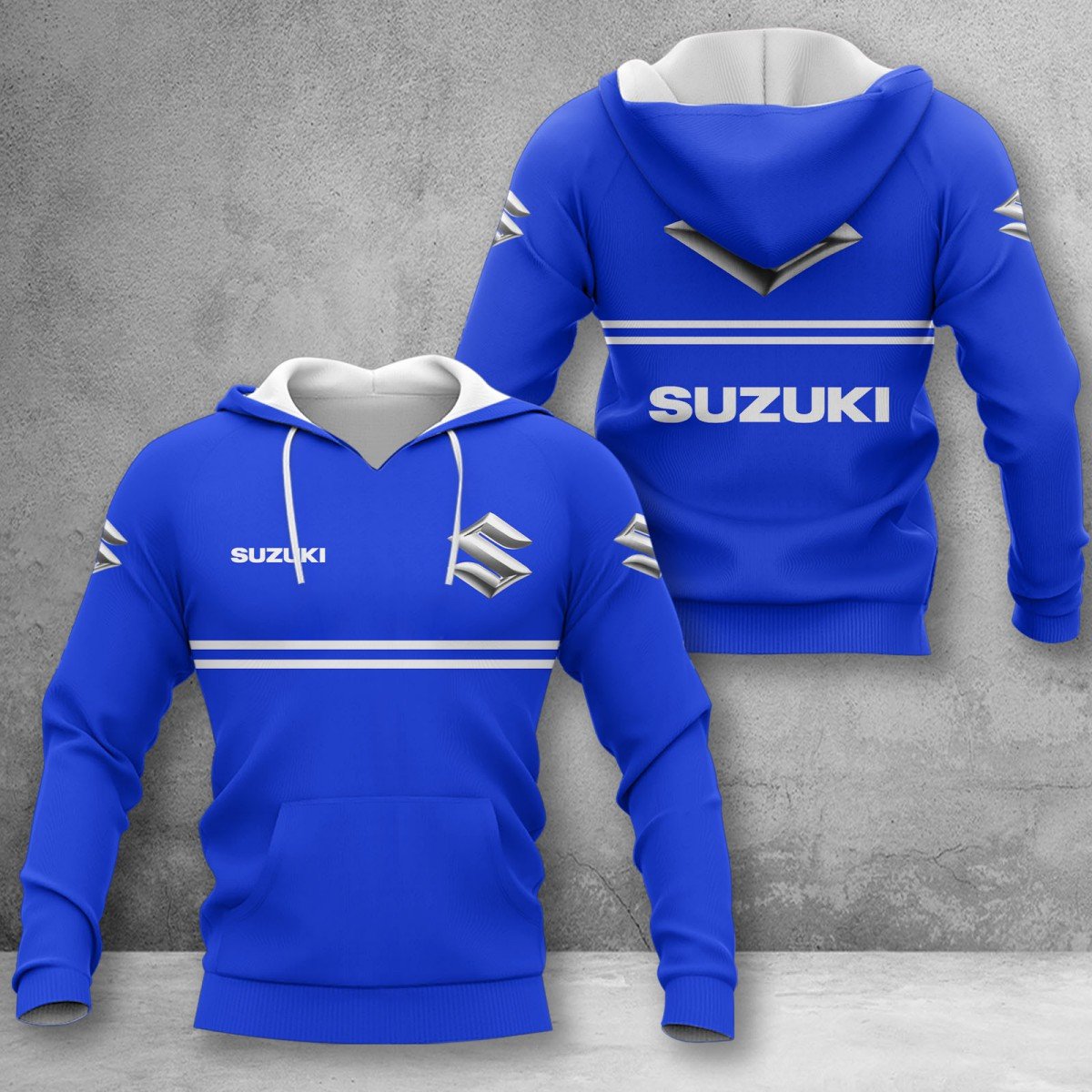 Suzuki Blue Hoodie