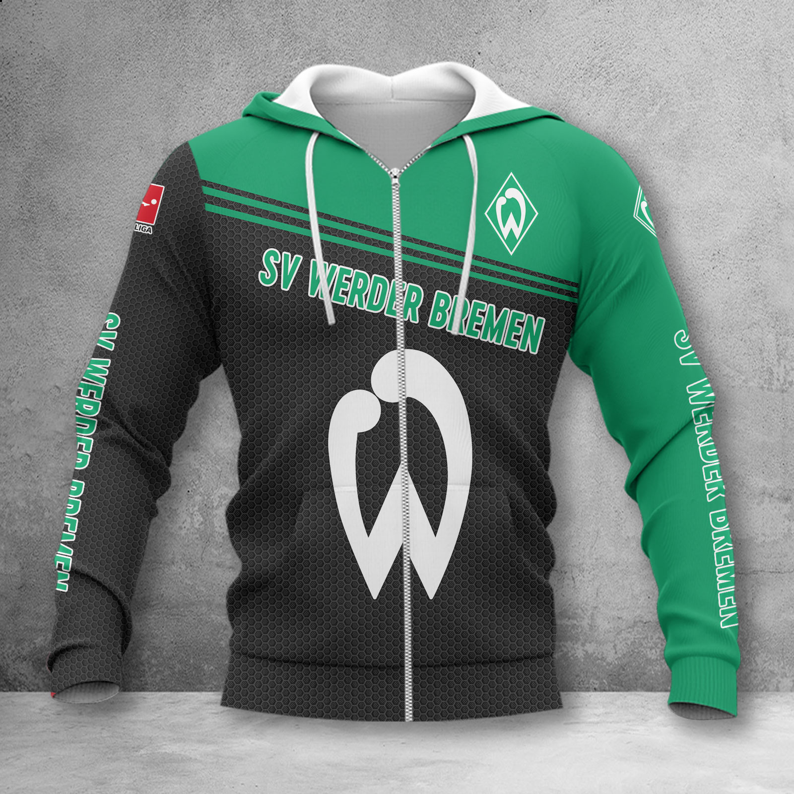 Werder Bremen Zip Hoodie