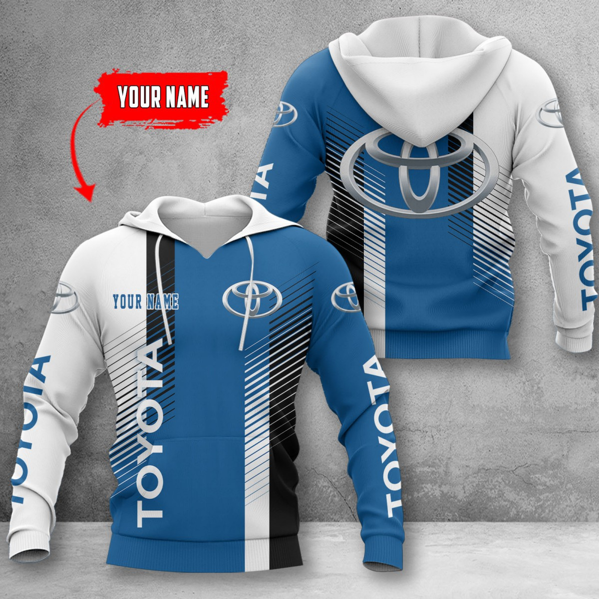 Toyota Blue Hoodie